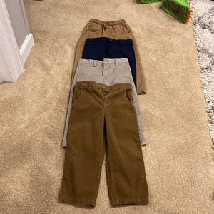Bundle of 4 Toddler 4T pants. Vineyard vines, carters, cat and Jack,